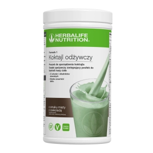 Koktajl odżywczy Herbalife o smaku mięty z czekoladą, 550g