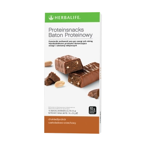 Batony proteinowe czekoladowo-orzechowe