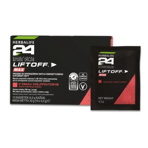 H24 LiftOff Max o smaku grejpfrutowym 10 saszetek x 4,2 g