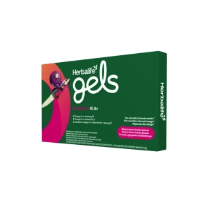 Herbalife Gels MindVita Kids Cytrynowo-truskawkowy 30 pastylek żelowych do żucia