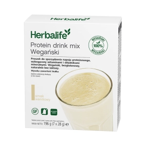 Protein drink mix Wegański o smaku waniliowym 7 saszetek
