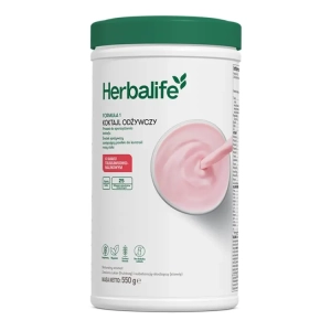 Koktajl odżywczy Herbalife o smaku truskawkowo-malinowym, 550g